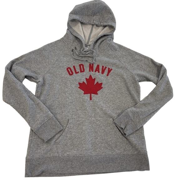 🍁Cozy Grey Old Navy Canada Maple Leaf
Hoodie🍁 Size Small - Picture 1 of 9